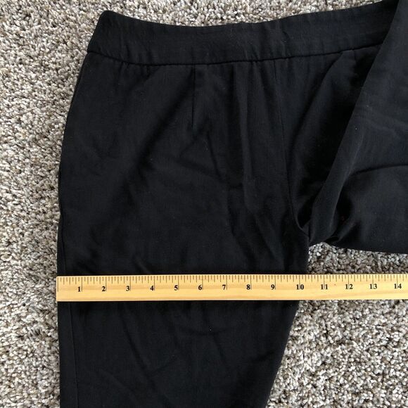 Milly New York Black Stretch Wool Mid Rise Regular Taper Dress Pants Womens Sz 4 - Picture 10 of 11